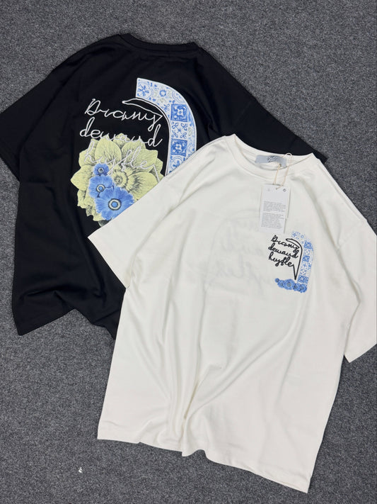 Azure Bloom oversized T-shirts