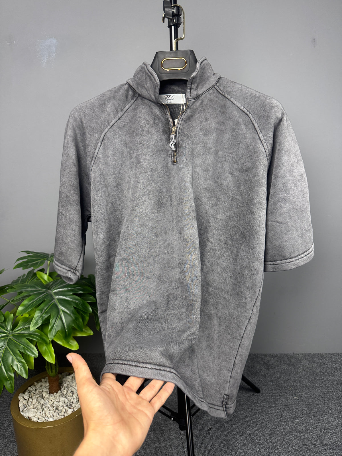 Washed Oversized T-Shirt ZIP