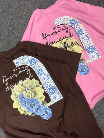 Azure Bloom oversized T-shirts