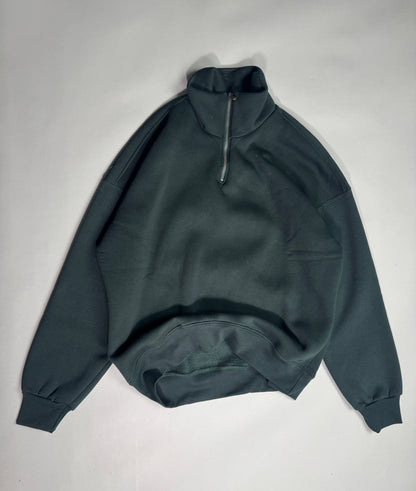 Oversized Sweat Shirts Col Zippe